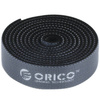 Velcro tape, cable organizer Orico 1m (black)