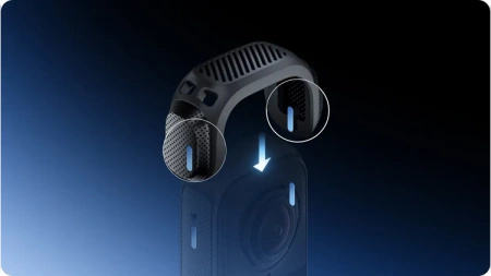 Insta360 X4 Air Mic Windshield | Osłona przeciwiatrowa | Redukuje szum wiatru podczas nagrywania