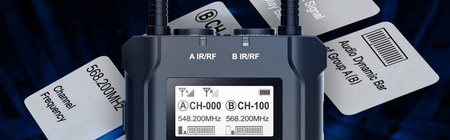 SYNCO T3 BEZPRZEWODOWY SYSTEM MIKROFONOWY UHF - 2 ODBIORNIKI