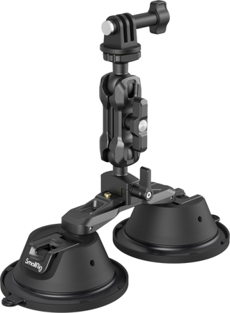 SmallRig 3566 Suction Cup Portable Dual with Camera Mount SC-2K
