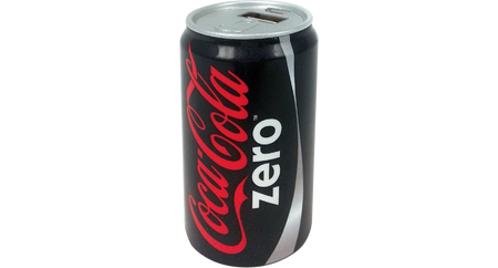 Coca-Cola zero - PowerBank 2600 mAh w kształcie puszki Coca-coli