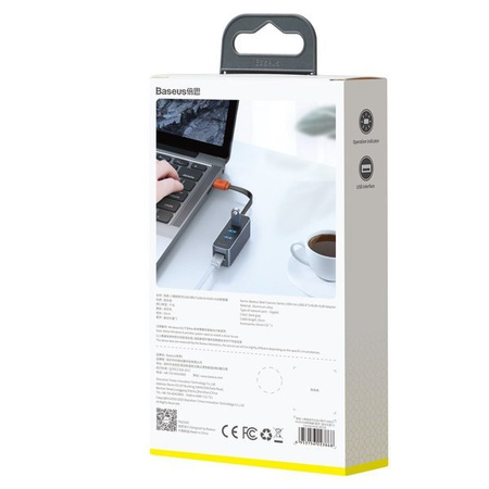 Słuchawka Bluetooth 5.0 Baseus A05, USB (czarna)