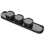 Baseus Peas cable organizer, magnetic (black)