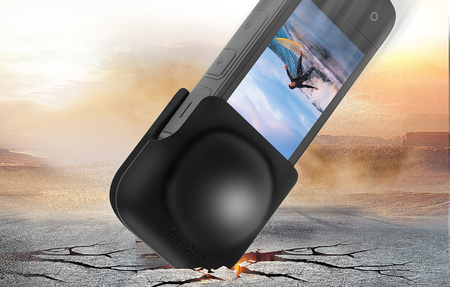 Silikonowa osłona obiektywu PULUZ do Insta360 X4, X5 (czarna)