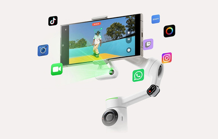  Insta360 Flow 2 Pro AI Tracker Bundle | Gimbal | Szary
