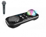 iDance Party Mix XD1 - a small DJ console with a microphone and a disco ball