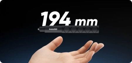 Insta360 85cm Invisible Selfie Stick with Sleeve - 85cm stick with rubber handle