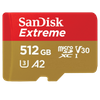 Karta SanDisk Extreme microSDXC 512 GB 190/130 MB/s A2 C10 V30 UHS-I U3