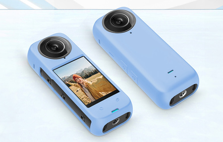 PULUZ Silicone Protective Case for Insta360 X4 (Blue)