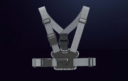 Telesin chest strap with two mounts for sports cameras (GP-CGP-T06)