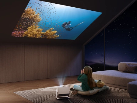 4in1 promotional set: XGIMI HORIZON S Max projector + XGIMI Floor Stand Horizon S Series + original 3D glasses | now Google TV Stick 4K worth PLN 349 included in the set price!