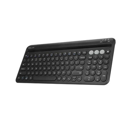 Delux K2212V BT Wireless Keyboard (Black)