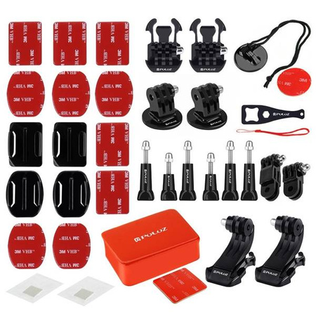 Puluz PKT09 | Set of 53 accessories for sports cameras