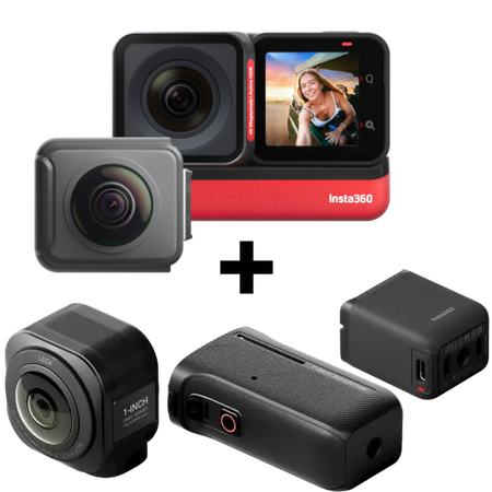 Insta360 ONE RS Twin Edition + ONE RS 1-Inch 360 Lens by LEICA