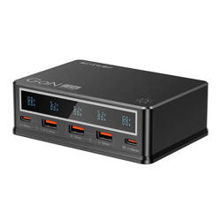 Blitzwolf BW-i9 | Ładowarka sieciowa GaN 110W PD 3xUSB-A, 2xUSB-C (czarna)