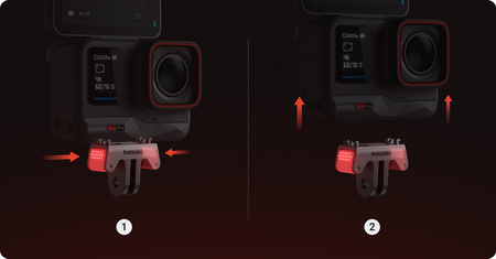 Insta360 Ace Pro Standard Mount | original mount with quick connector for the Ace Pro camera