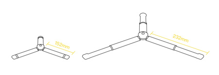 Insta360 All Purpose Tripod - a tripod extendable to a diameter of 46cm!