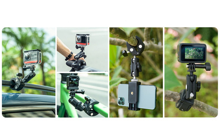 Telesin GP-HBM-003 Magic Arm | vice-type holder for Insta360 cameras (plastic)