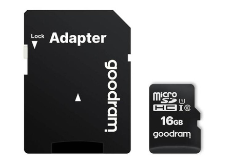 Karta pamięci Goodram microSD 16GB (M1AA-0160R12)