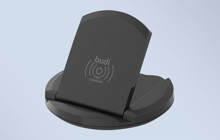 Budi 3200T wireless charger, 15W, (black)