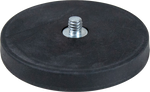 Kupo KS-366 Rubber coated magnet with 1/4"-20 Male thread | Uchwyt Magnetyczny pokryty gumą z gwintem zewnętrznym 1/4"