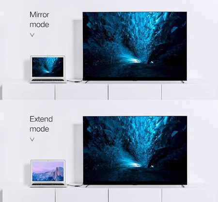 Adapter, kabel DisplayPort (męski) - HDMI (żeński) UGREEN MM137, 4K (czarny)