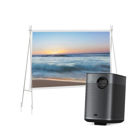 XGIMI Halo+ + Portable Outdoor Screen | ultra-mobile LED projector with built-in battery | version 2024
