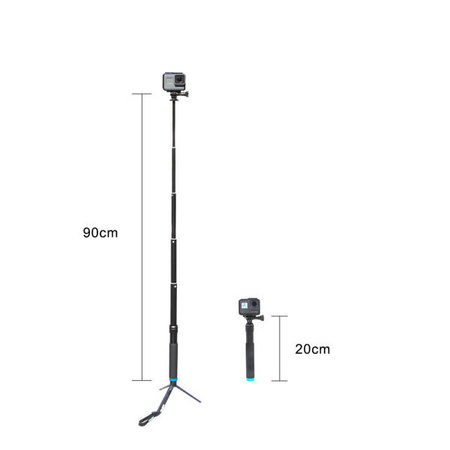Monopod Grip Selfie Tripod 2in1 22-90cm For Telesin Camera / Gp-mnp-090-d