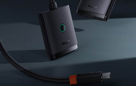 Adapter HDMI Baseus 2w1 (czarny)