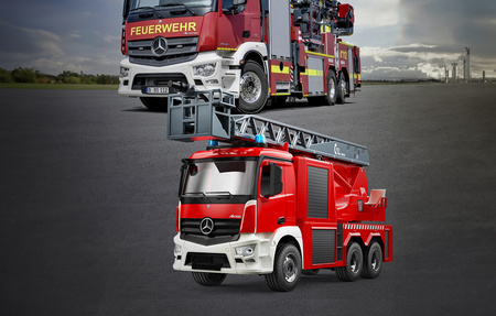 Wóz strażacki zdalnie sterowany RC na pilota 1:20 Double Eagle Mercedes-Benz Arocs E667-003