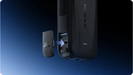 Insta360 X4 Air USB Cover | Graphite Black | Oryginalna zaślepka gniazda USB-C