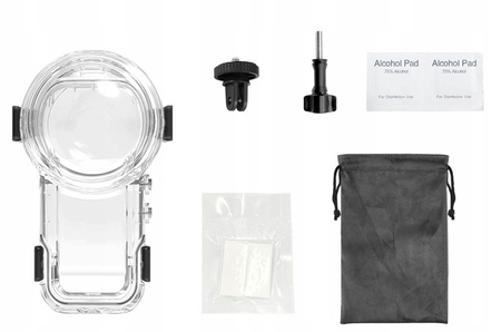 Puluz PU760T | Insta360 X5 Invisible Dive Case | Niewidzialna obudowa | 60m | wodoszczelna | Insta360 Magnetic Quick Release