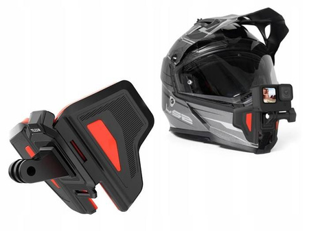 Telesin GP-HBM-MT2 |helmet mount |chin section |provides FPV view *First Person View)