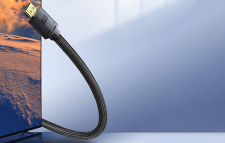 Baseus High Definition Series HDMI 2.1 cable, 8K 60Hz, 3D, HDR, 48Gbps, 1m (black)