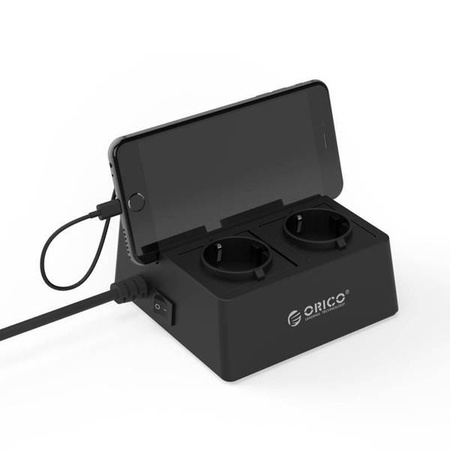 Orico power strip / hub 5x USB 2.4A 2500W (black)