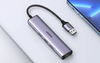 UGREEN CM475 - adapter z hubem USB-A |RJ45 | USB-C
