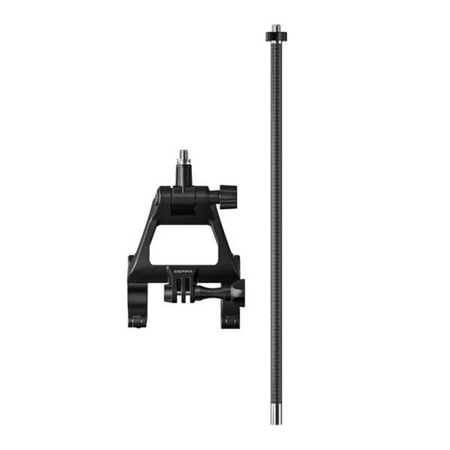 Insta360 Third-Person Bike Handlebar Mount - mounting with a carbon arm on the bicycle handlebar