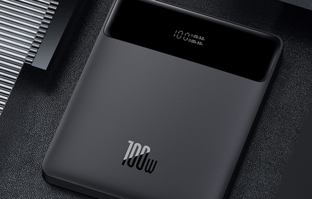 Powerbank Baseus Blade 20,000Mah, 2xUSB, 2xUSB-C + USB-C 100W cable (black)