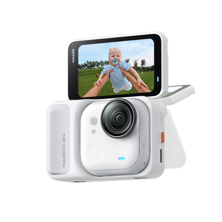 Insta360 GO Ultra Standard Bundle | Kamera sportowa | 4K | 53g | Arctic White