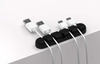 Orico cable holder organizer, 5 slots (black)