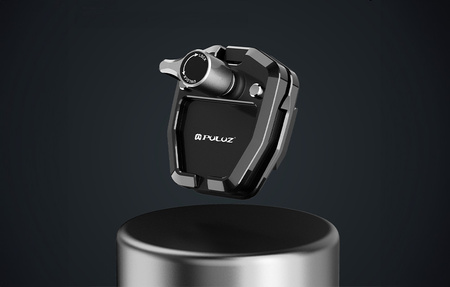 Motocyklowy klips na szybę PULUZ do kamer sportowych (czarny)