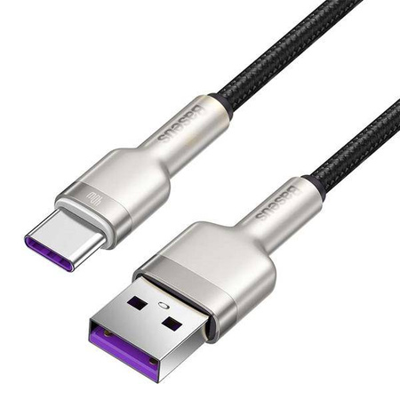 Baseus Cafule USB to USB-C cable, 40W, 0.25M (silver)