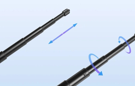 Puluz 150 cm metal selfie holder for Insta360 One RS / X2 / X3 / X4 / X5