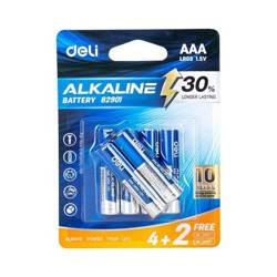 Baterie alkaliczne Deli AAA LR03 4+2 szt