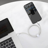 Kabel USB-C do Lightning Baseus High Density Braided, 20W, 5A, PD, 1m (biały)