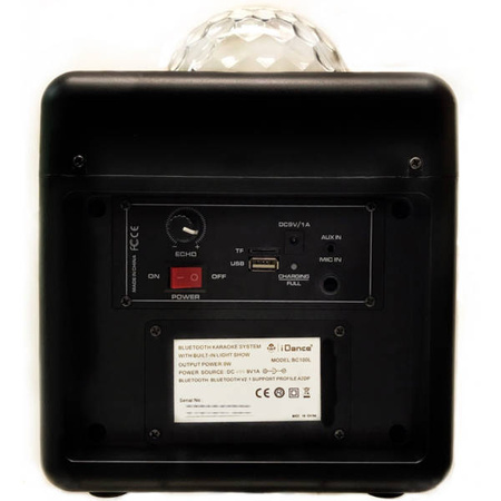 iDance Party Cube BC100L - 50W Bluetooth speaker + wireless remote control and microphone