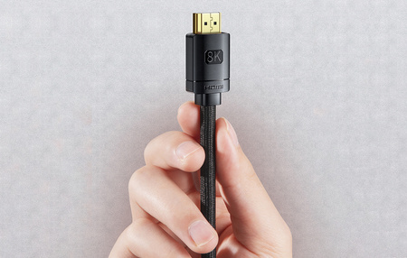 Baseus High Definition Series | Kabel HDMI 2.1 | 8K | 60Hz | 3D | HDR | 48Gbps | 2m | Czarny