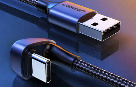 Kabel USB 2.0 A do C UGREEN US311, 1m (czarny)