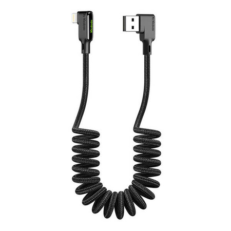 Kabel USB do Lightning, Mcdodo CA-7300, kątowy, 1.8m (czarny)