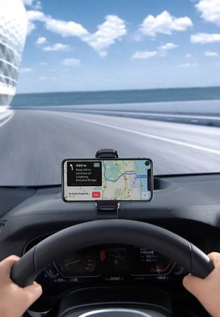 Baseus Big Mouth Pro | Car Mount | Clamp, for dashboard | Black